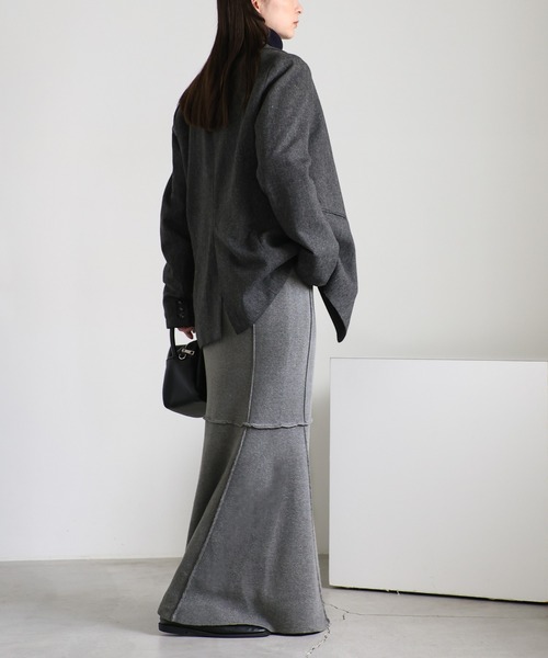 【セール】切り替えマーメイドニットスカート（スカート）｜select MOCA（セレクトモカ）