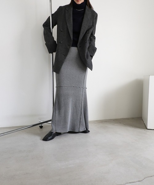 【セール】切り替えマーメイドニットスカート（スカート）｜select MOCA（セレクトモカ）