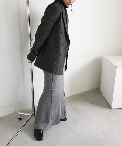 【セール】切り替えマーメイドニットスカート（スカート）｜select MOCA（セレクトモカ）