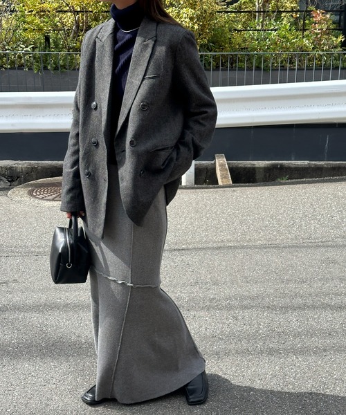 【セール】切り替えマーメイドニットスカート（スカート）｜select MOCA（セレクトモカ）