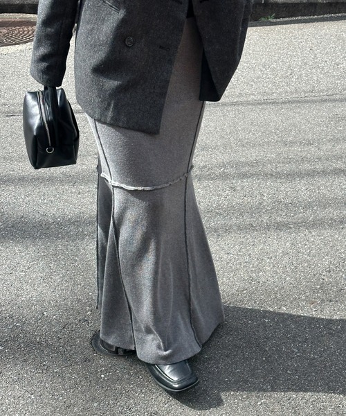 【セール】切り替えマーメイドニットスカート（スカート）｜select MOCA（セレクトモカ）