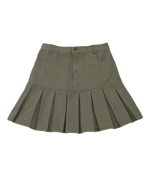 PUNYUS（プニュズ）の「ミリタリープリーツヘムミニスカート（スカート・レディース・カーキ/その他1・3/2/1/4）」の16枚目の写真