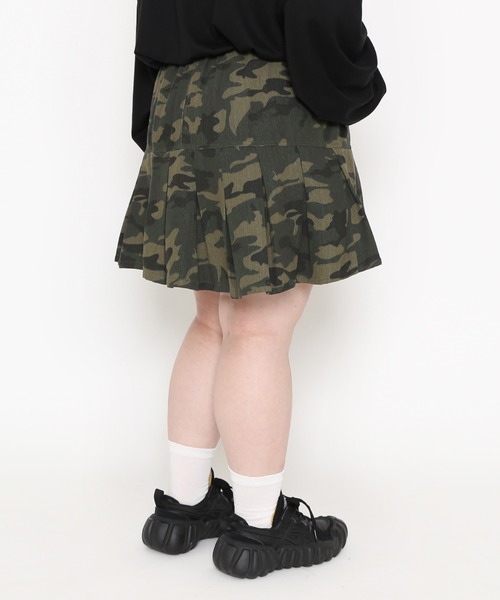 PUNYUS（プニュズ）の「ミリタリープリーツヘムミニスカート（スカート・レディース・カーキ/その他1・3/2/1/4）」の10枚目の写真