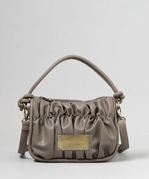 THE SHOP TK  | 【＠BAILA掲載】ギャザープレートFレザーBAG(ハンドバッグ)