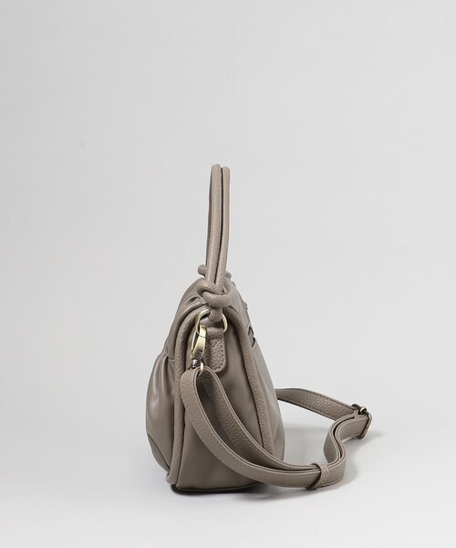 THE SHOP TK （ザ ショップ ティーケー ）の「【＠BAILA掲載】ギャザープレートFレザーBAG（ハンドバッグ・レディース・ブラック/ブラウン系その他・00）」の11枚目の写真