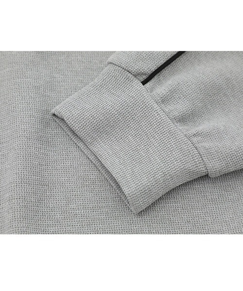 セール】オーバーサイズサイドラインハーフジップ刺繍ロゴ