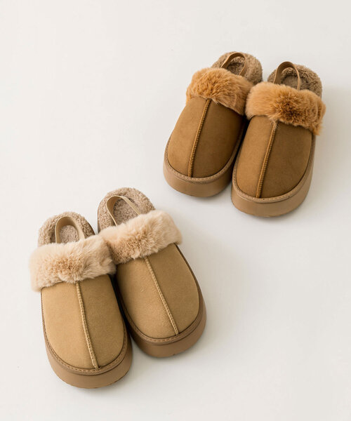 OLIVE des OLIVE（オリーブデオリーブ）の「ムートンスリッパ（その他シューズ・レディース・ベージュ/キャメル・MEDIUM/LARGE）」の21枚目の写真