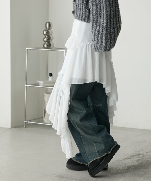 forksy.（フォルクシー）の「【forksy.】厚底ステッチショートブーツ（ブーツ・レディース・ブラック/キャメル/ブラウン・S/M/L/LL）」の10枚目の写真