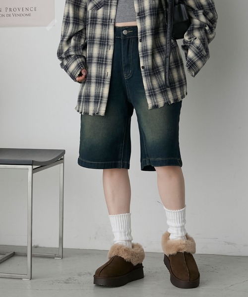 forksy.（フォルクシー）の「【forksy.】厚底ステッチショートブーツ（ブーツ・レディース・ブラック/キャメル/ブラウン・S/M/L/LL）」の16枚目の写真