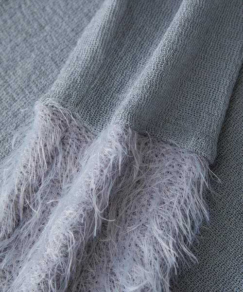 VIS(ビス)の「袖フェザーシアータートルニット(ニット/セーター・レディース・ブラック/サックスブルー/キナリ・FREE)」の13枚目の写真