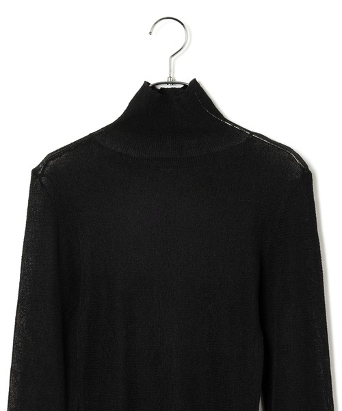 VIS(ビス)の「袖フェザーシアータートルニット(ニット/セーター・レディース・ブラック/サックスブルー/キナリ・FREE)」の18枚目の写真