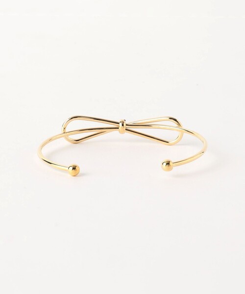 BEAUTY&YOUTH UNITED ARROWS（ビューティーアンドユースユナイテッドアローズ）の「メタル リボンモチーフ バングル（バングル/リストバンド・レディース・ゴールド/シルバー・FREE）」の4枚目の写真