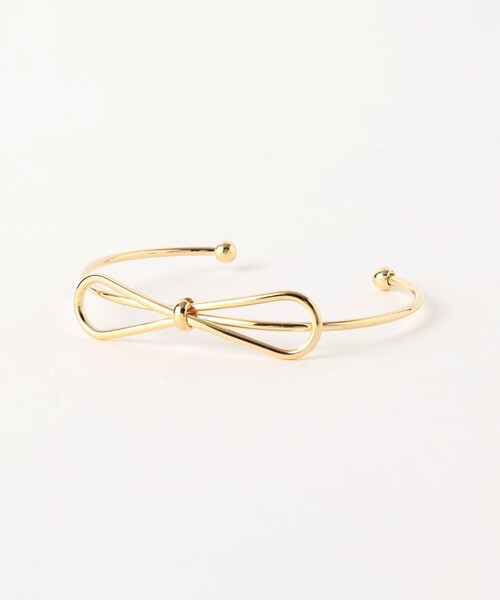 BEAUTY&YOUTH UNITED ARROWS（ビューティーアンドユースユナイテッドアローズ）の「メタル リボンモチーフ バングル（バングル/リストバンド・レディース・ゴールド/シルバー・FREE）」の5枚目の写真