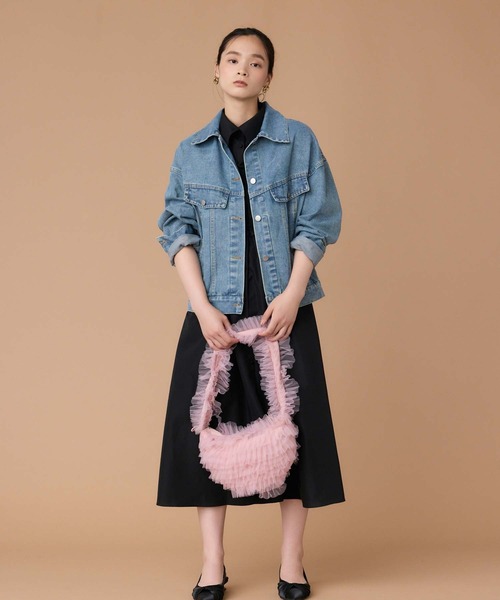 fifth（フィフス）の「オーバーサイズデニムジャケット（デニムジャケット・レディース・ブルー・M）」の10枚目の写真