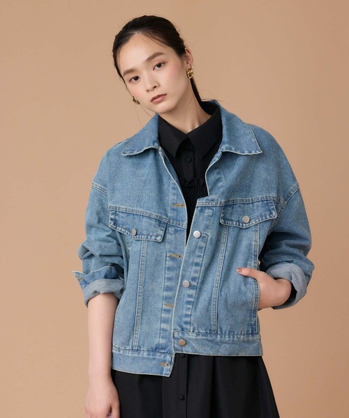 fifth（フィフス）の「オーバーサイズデニムジャケット（デニムジャケット・レディース・ブルー・M）」の20枚目の写真