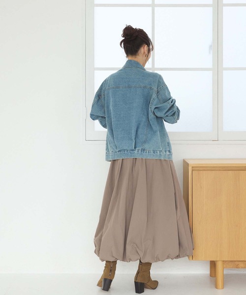 fifth（フィフス）の「オーバーサイズデニムジャケット（デニムジャケット・レディース・ブルー・M）」の19枚目の写真