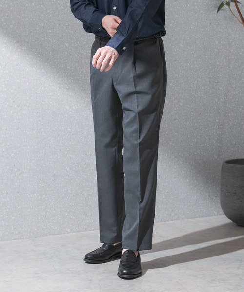 URBAN RESEARCH DOORS（アーバンリサーチドアーズ）の「『洗濯可/防シワ』LIFE STYLE TAILOR　クリアツイルウォッシャブルパンツ（スーツパンツ・メンズ・グレー・44/46/48/50）」の3枚目の写真