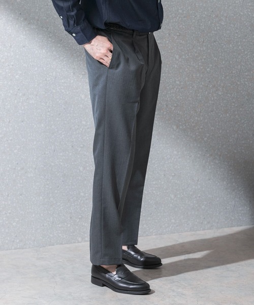 URBAN RESEARCH DOORS（アーバンリサーチドアーズ）の「『洗濯可/防シワ』LIFE STYLE TAILOR　クリアツイルウォッシャブルパンツ（スーツパンツ・メンズ・グレー・44/46/48/50）」の4枚目の写真