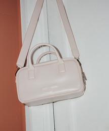 【一部WEB限定カラー・再入荷・サステナブル】ロゴスクエアボストンバッグ