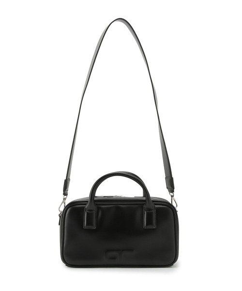 ADAM ET ROPE'（アダムエロペ）の「【一部WEB限定カラー・再入荷・サステナブル】ロゴスクエアボストンバッグ（ショルダーバッグ・レディース・ピンク系その他2/ブラック/ブラウン/シルバー・FREE）」の22枚目の写真