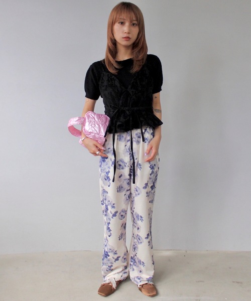 SANSeLF（サンセルフ）の「Se メタリックポーチバッグ【SANSeLF】sana24a009（ハンドバッグ・レディース・ブルーグレー/ライトピンク/シルバー・FREE）」の4枚目の写真