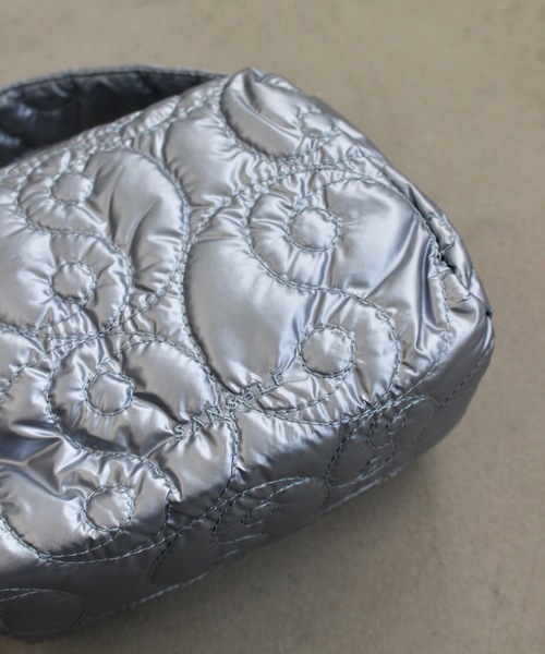 SANSeLF（サンセルフ）の「Se メタリックポーチバッグ【SANSeLF】sana24a009（ハンドバッグ・レディース・ブルーグレー/ライトピンク/シルバー・FREE）」の5枚目の写真