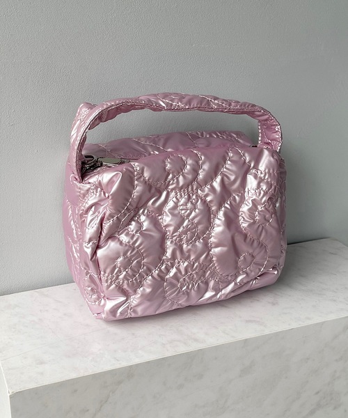 SANSeLF（サンセルフ）の「Se メタリックポーチバッグ【SANSeLF】sana24a009（ハンドバッグ・レディース・ブルーグレー/ライトピンク/シルバー・FREE）」の8枚目の写真