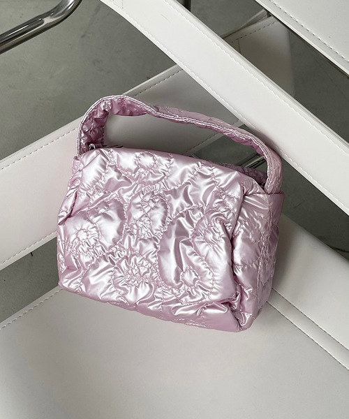 SANSeLF（サンセルフ）の「Se メタリックポーチバッグ【SANSeLF】sana24a009（ハンドバッグ・レディース・ブルーグレー/ライトピンク/シルバー・FREE）」の9枚目の写真