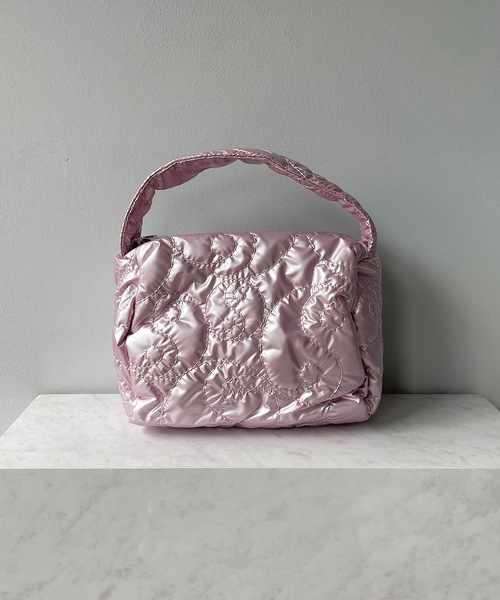 SANSeLF（サンセルフ）の「Se メタリックポーチバッグ【SANSeLF】sana24a009（ハンドバッグ・レディース・ブルーグレー/ライトピンク/シルバー・FREE）」の10枚目の写真