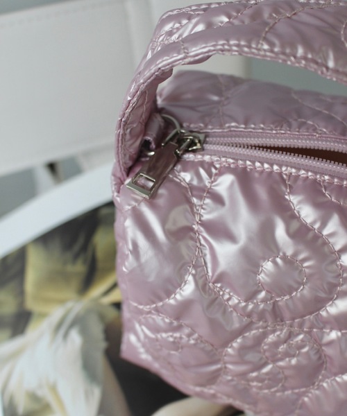 SANSeLF（サンセルフ）の「Se メタリックポーチバッグ【SANSeLF】sana24a009（ハンドバッグ・レディース・ブルーグレー/ライトピンク/シルバー・FREE）」の22枚目の写真