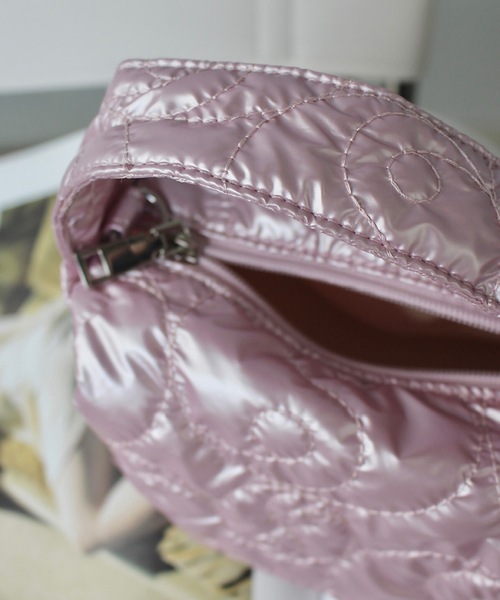 SANSeLF（サンセルフ）の「Se メタリックポーチバッグ【SANSeLF】sana24a009（ハンドバッグ・レディース・ブルーグレー/ライトピンク/シルバー・FREE）」の19枚目の写真