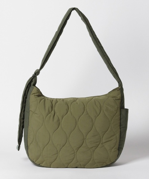 niko and...(ニコアンド)の「ラージ切り替えキルトショルダーバッグ / キルティングショルダー(ショルダーバッグ・メンズ・カーキ/ブラック/オフホワイト・FREE)」の12枚目の写真