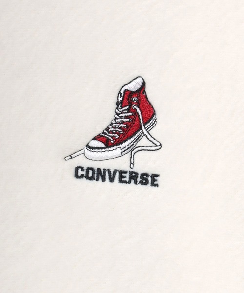 CONVERSE(コンバース)の「CONVERSE/コンバース オーバーサイズ シャギー 裏起毛ボア ロゴ ワンポイント刺繍 スウェット トレーナー/レディース メンズ(スウェット・レディース・オフホワイト/アッシュグレー/グレイッシュブルー/ブルーグリーン・L/M/LL)」の18枚目の写真