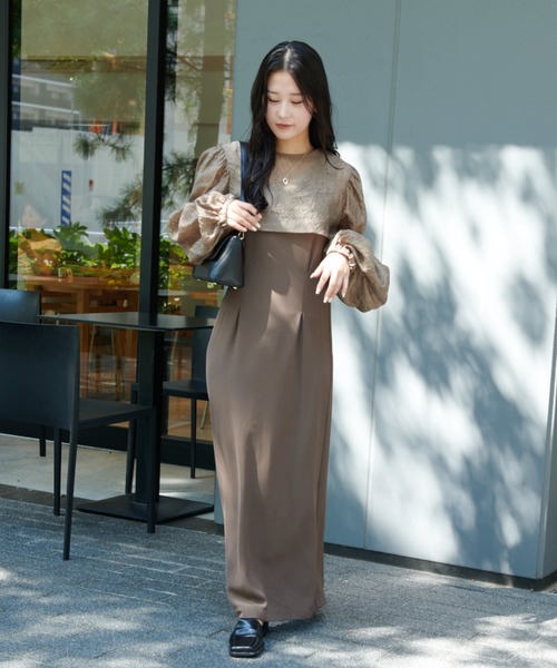 Lui's（ルイス）の「【オケージョン】2WAY ボレロワンピース（ワンピース・レディース・ブラック/カーキ・FREE）」の11枚目の写真