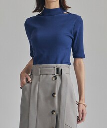 UNITED TOKYO | ソフトタッチスリットネックトップス(Tシャツ/カットソー)