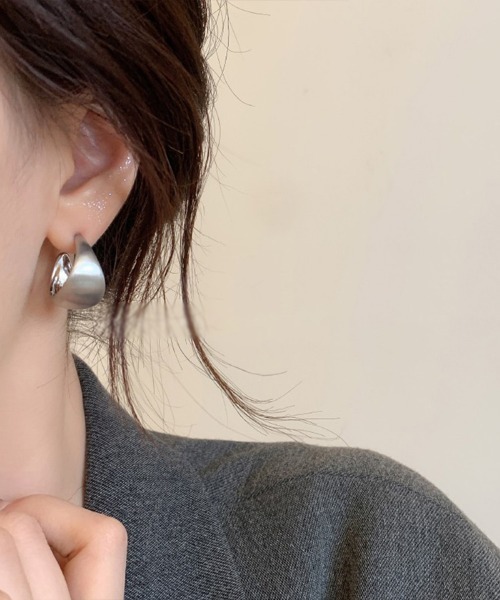 Miniministore(ミニミニストア)の「ピアス 大ぶりピアス レディース 韓国風(ピアス(両耳用)・レディース・シルバー/ゴールド・FREE)」の6枚目の写真