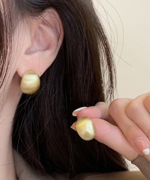 Miniministore(ミニミニストア)の「ピアス 大ぶりピアス レディース 韓国風(ピアス(両耳用)・レディース・シルバー/ゴールド・FREE)」の7枚目の写真