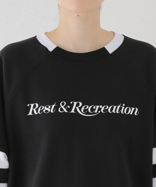 JOINT WORKS（ジョイントワークス）の「Rest&Recreation/レストアンドレクリエーション OVERSIZED RAGLAN SWEATSHIRT（スウェット・レディース・ブラック・FREE）」の12枚目の写真