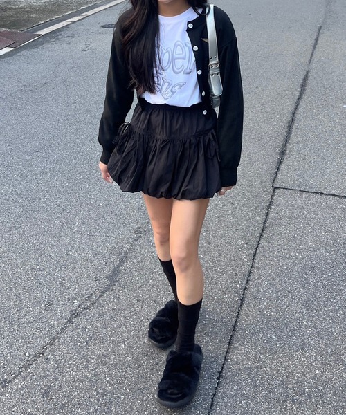 merrylatte(メリーラテ)の「メタリックシルバープリントロンT(Tシャツ/カットソー・レディース・ホワイト・MEDIUM/LARGE)」の9枚目の写真