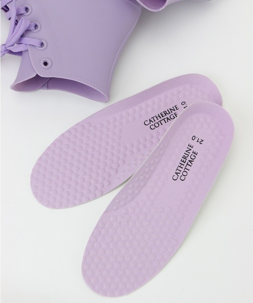 Catherine Cottage(キャサリンコテージ)の「レインスニーカー(レインシューズ・キッズ・ブラック/ライラック・24/23/22/21/20/19/25)」の8枚目の写真