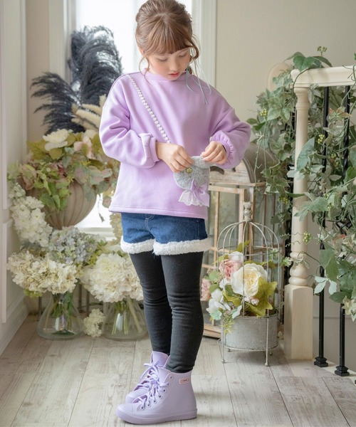 Catherine Cottage(キャサリンコテージ)の「レインスニーカー(レインシューズ・キッズ・ブラック/ライラック・24/23/22/21/20/19/25)」の14枚目の写真