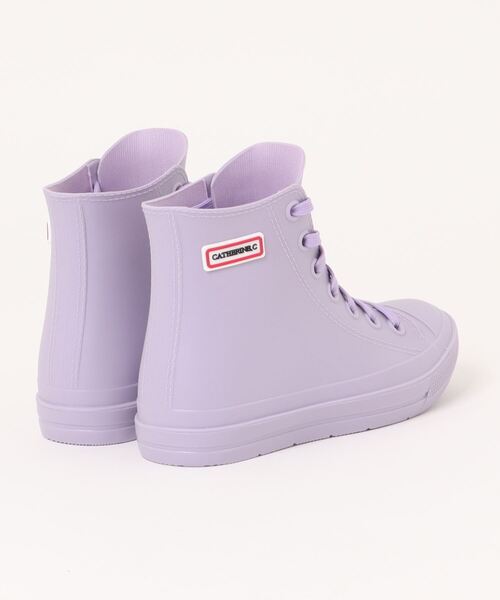 Catherine Cottage(キャサリンコテージ)の「レインスニーカー(レインシューズ・キッズ・ブラック/ライラック・24/23/22/21/20/19/25)」の5枚目の写真
