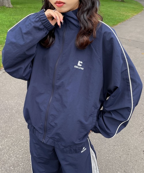 セール】ナイロントラックジャケット / セットアップ着用可（ナイロン