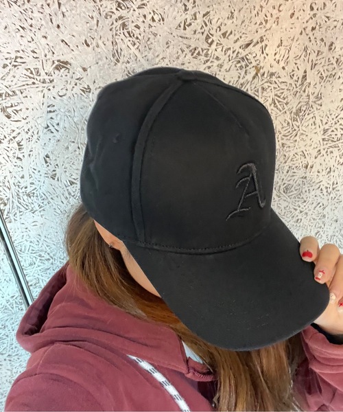 Burner（バーナー）の「【OKUOKU　0909】A ロゴ ベースボールキャップ  oku-bosi-655060310701-20 N（キャップ・メンズ・グレー/ブラック系その他/ブラック系その他3/ブラック系その他2/アイボリー・59㎝/65cm）」の4枚目の写真