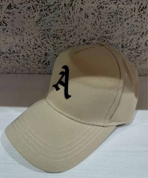Burner（バーナー）の「【OKUOKU　0909】A ロゴ ベースボールキャップ  oku-bosi-655060310701-20 N（キャップ・メンズ・グレー/ブラック系その他/ブラック系その他3/ブラック系その他2/アイボリー・59㎝/65cm）」の10枚目の写真