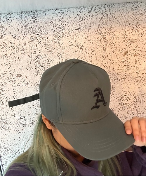 Burner（バーナー）の「【OKUOKU　0909】A ロゴ ベースボールキャップ  oku-bosi-655060310701-20 N（キャップ・メンズ・グレー/ブラック系その他/ブラック系その他3/ブラック系その他2/アイボリー・59㎝/65cm）」の17枚目の写真