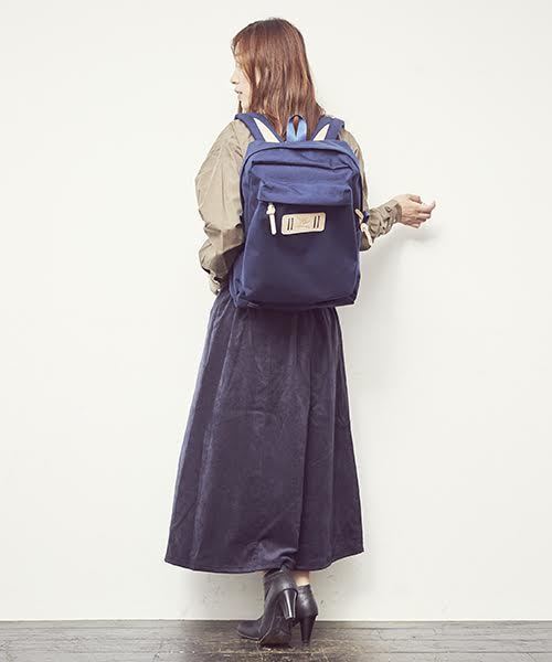 CIAOPANIC(チャオパニック)の「【TSAC/The Sun and Classic】NYLON POCKET DAYPACK/ナイロン ポケット デイパック(バックパック/リュック・レディース・ブラック/ネイビー・FREE)」の1枚目の写真