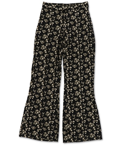 Lull（ルル）の「【Lull / ルル】フローラルプリントフレアパンツ（その他パンツ・レディース・ベージュ/ブラック・ONESIZE）」の3枚目の写真