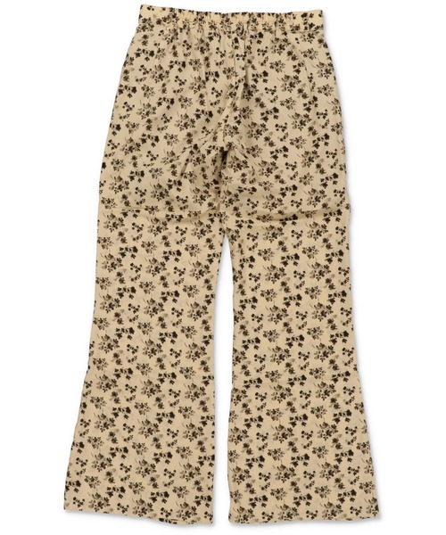 Lull（ルル）の「【Lull / ルル】フローラルプリントフレアパンツ（その他パンツ・レディース・ベージュ/ブラック・ONESIZE）」の5枚目の写真