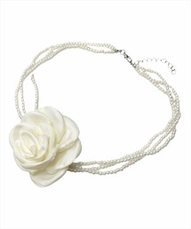 WILLSELECTION（ウィルセレクション）の「フラワーパールチョーカー（ネックレス）」